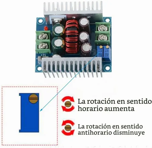 Vista 3 de Corriente constante CC CV DC 6-40V a 1.2-36V Buck Convertidor