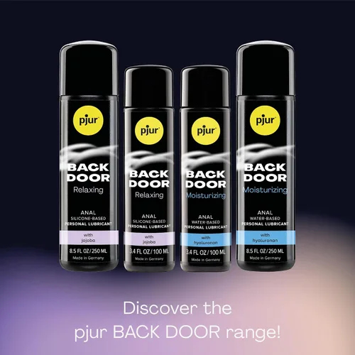 Vista 6 de Pjur Puerta Trasera Relajante Lubricante Base de Silicona, Lubricación de Larga Duración con Jojoba, Fórmula Suave para Uso Sensible - 100ml / 3.4 oz