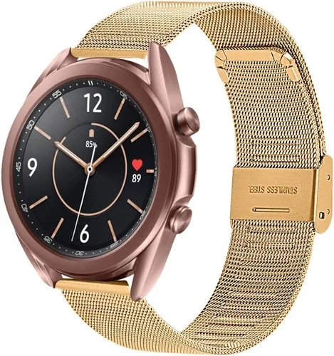 Vista 8 de Correa de repuesto para Amazfit GTS/GTS 2 para mujer, de acero inoxidable, con correa de repuesto para Amazfit GTS 2e/GTS 2 Mini Smartwatch