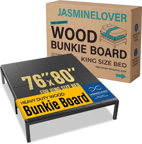 Vista 10 de Bunkie Board Twin 38x75 Base de madera reforzada resistente para debajo del colchón