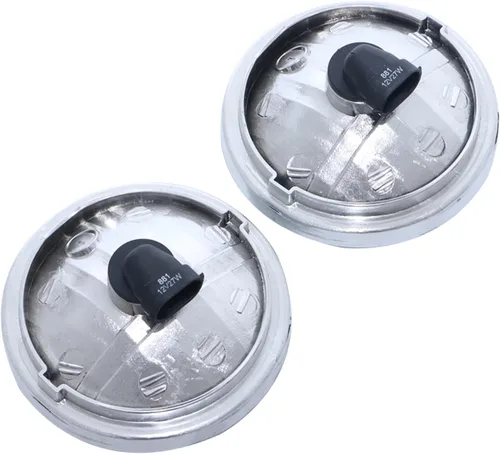 Vista 4 de 1 par motocicleta 4.5 pulgadas diamante corte hielo auxiliar paso lámpara conducción punto niebla luces y lente transparente ámbar luz para Harley