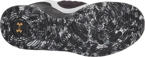 Vista 4 de Under Armour Tenis de baloncesto unisex para niños con zona escolar