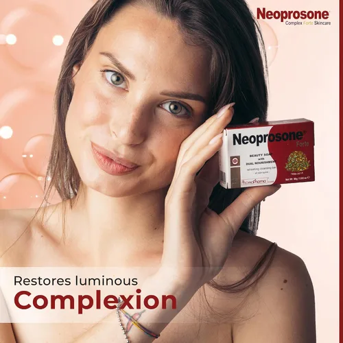 Vista 4 de Neoprosone, Jabón iluminador de la piel, 2.02 onzas, jabón de hiperpigmentación, manchas oscuras que se desvanecen en el cuerpo, las rodillas