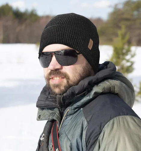 Vista 4 de Wmcaps Gorro de invierno para hombres y mujeres, gorro de punto suave y cálido con forro polar