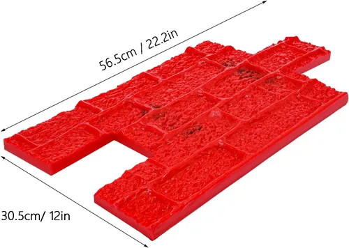 Vista 8 de 22 "x 12" Pu Concrete Stamp Mat, grande decorativo hormigón piso cemento yeso impresión textura sello Mat cemento sellado sellos de poliuretano