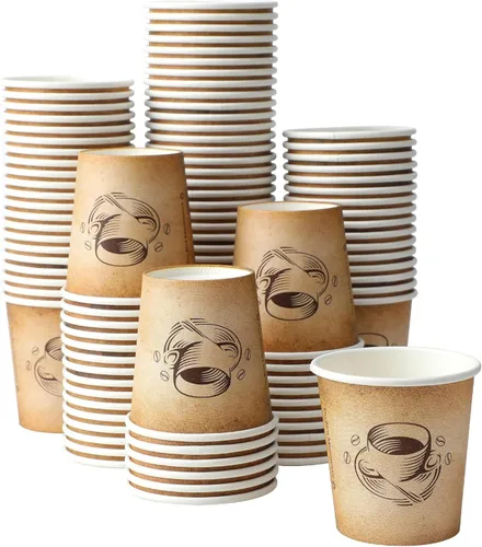 Vista 13 de Clawsoff - Paquete de 200 tazas de café desechables de 10 onzas