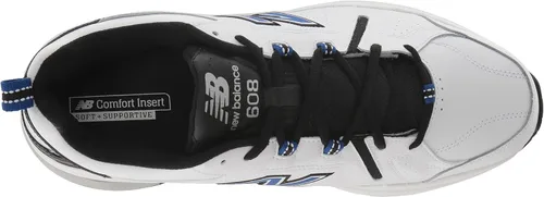 Vista 5 de New Balance - Tenis de entrenamiento 608 V5 casuales y cómodos para hombre