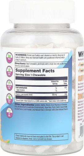 Vista 2 de Kal C-rex 100 mg tabletas de naranja, 100