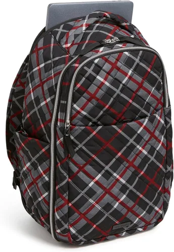 Vista 5 de Vera Bradley Mochila de sarga de rendimiento para mujer, Paris Plaid