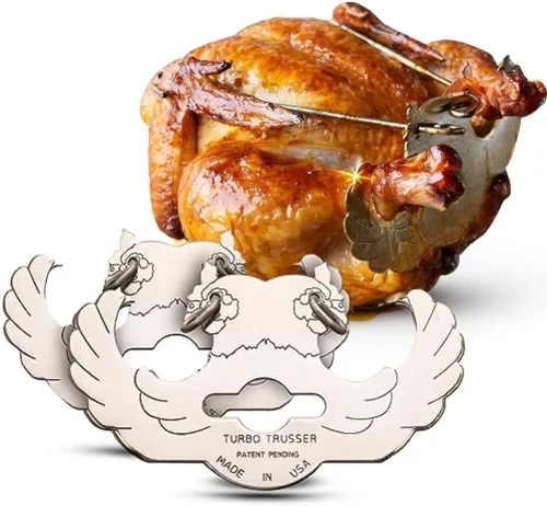 Vista 4 de para pollo I Como se vio en Shark Tank I Cocina uniformemente y hace la carne más jugosa I Fácil de usar y apto para lavavajillas I para hornos