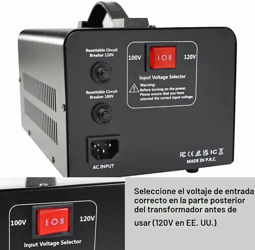 Vista 2 de Yinleader 2000W Convert 120V to 100V Step Up/Down Voltage Transformer