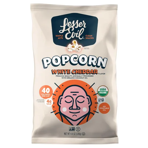 Vista 29 de LesserEvil Palomitas de maíz orgánicas "Avocado-licious", exclusivo de Amazon, calidad premium, mínimamente procesado, sin aceite vegetal, 4.6