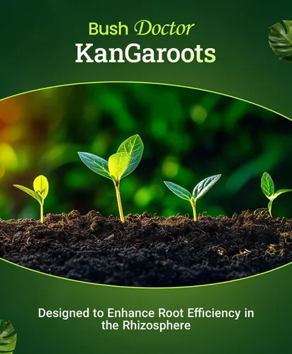 Vista 5 de FoxFarm Bushdoctor Kangaroots - Líquido para remojar raíces - Inoculante de raíces para desarrollar masa radicular, lleno de microbios y nutrientes
