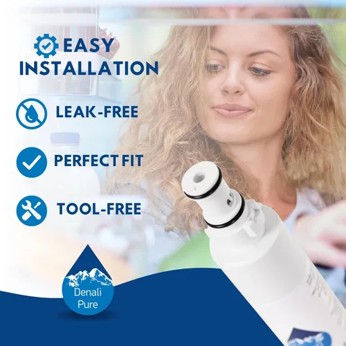 Vista 6 de Filtro de agua de repuesto para refrigerador Kenmore 10674253400, compatible con el cartucho de filtro de agua Kenmore 46-9915