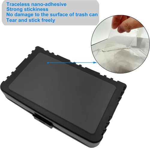Vista 8 de Filtro absorbente de olores de carbón activado, desodorante compatible con botes de basura iTouchless de 8 galones y más grandes