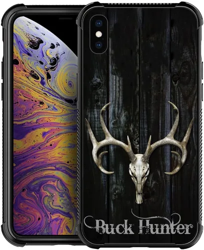 Vista 9 de DJSOK Funda compatible con iPhone 7/8 Plus, diseño con patrón de parachoques trasero, esquinas reforzadas contra arañazos, esquinas reforzadas