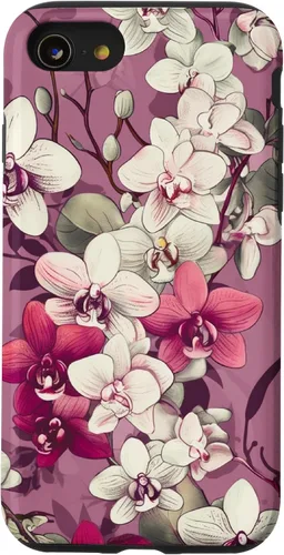 Vista 18 de Orchid Flowers Purple Pink Floral Case for iPhone 17