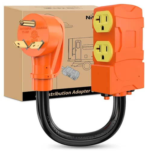 Vista 35 de Nilight Cable adaptador de secadora de 30 amperios a 30 amperios calibre 10 10-30P a 14-30R con cable de tierra