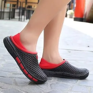 Vista 3 de Men's and Women's Garden Clogs Beach Couple Sandals Bath Slippers Anti-Slip Breathable and Quick-Drying Shoes