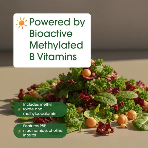 Vista 6 de NatureBell Methylated B Complex Vitaminas – 240 cápsulas vegetarianas – Fórmula 12 en 1 de alta biodisponibilidad – para la salud inmunológica