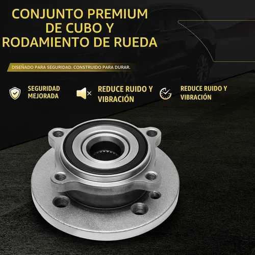 Vista 3 de TUCAREST 513309 Rodamiento de rueda delantera y buje compatible con Mini Cooper 2007-2015