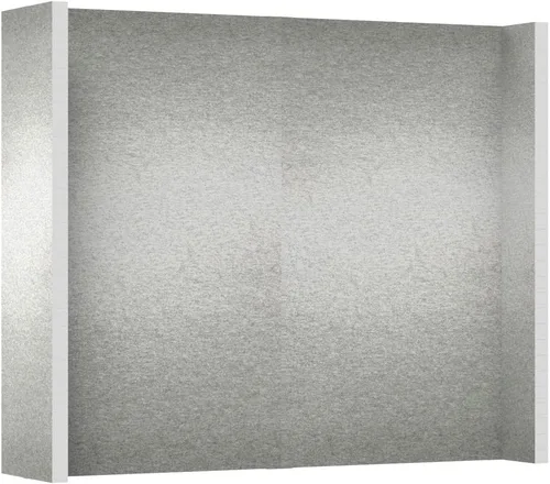 Vista 39 de EverPanel - Kit de pared modular de 7 x 7 pies, color azul oscuro SoundSorb con ribete negro, divisor de habitación, paneles de pared entrelazados