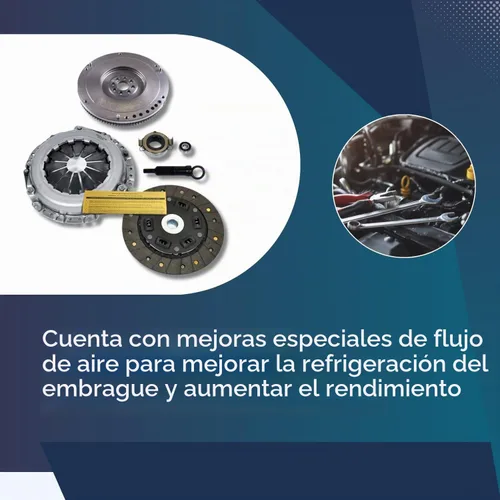 Vista 7 de EFT - Kit de embrague resistente con volante OEM para Toyota Corolla 1998-2008 1.8L 5 velocidades, mejora de rendimiento resistente para un