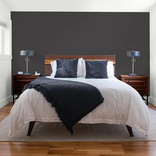 Vista 272 de Glidden Pintura Interior + Imprimación: Gris/Plata Antigua, Una Capa, Satinado, 1 Galón