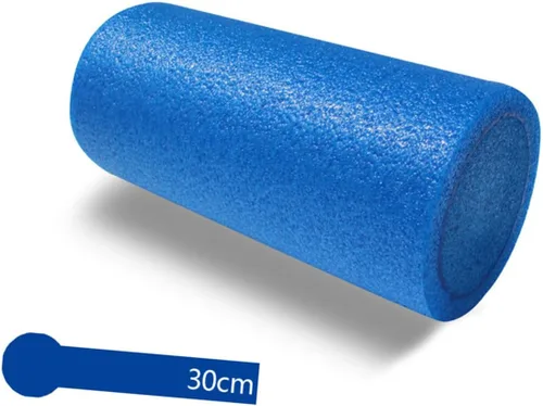 Vista 2 de BESPORTBLE Epe Yoga Roller Columna de masaje sólido azul alta elasticidad Fitness Balance Stick para el alivio profundo del tejido muscular