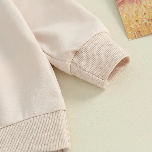Vista 6 de Conjunto de sudadera de manga larga y pantalones deportivos elásticos para bebé niño pequeño