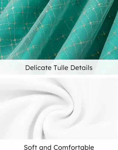 Vista 7 de Disney Frozen Elsa Princess Cenicienta Ariel Jasmine Rapunzel Vestido para bebéniño pequeño, vestido de tul superpuesto de malla con volantes