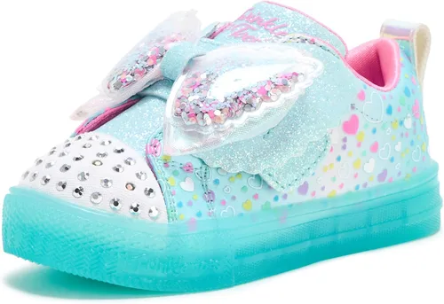Vista 9 de Skechers Tenis Twinkle Toes para niñas - Shuffle Brights 314270n (niño)