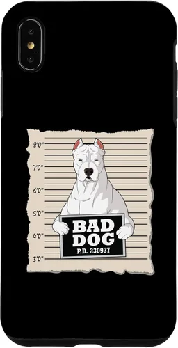 Vista 7 de iPhone 15 Dogo Argentino mug shot guilty dog Case