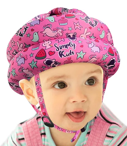 Vista 10 de Protector de Cabeza para Bebé - Casco de Bebé para Gatear, Caminar, Correr - Sin Golpes y Cojín Suave - Gorra Protectora Ajustable, Protector