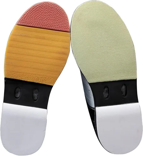 Vista 4 de ONAIC Zapatos de bolos de cuero para hombre y mujer, zapatos de entrenamiento ligeros antideslizantes para interiores y exteriores