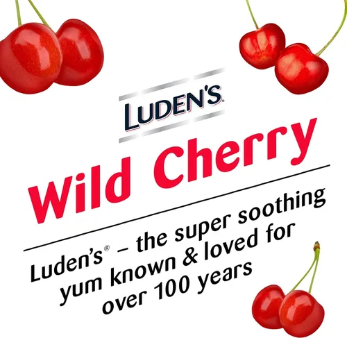 Vista 9 de Luden's Wild Cherry - Gotas para la garganta para la tos Pastilla de pectina/Demulcent oral 30 unidades por paquete Paquete de 3