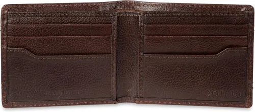 Vista 54 de Columbia Billetera plegable para hombre, múltiples ranuras para tarjetas, ventana de identificación