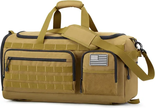 Vista 13 de G4Free Bolsa de lona 3 en 1 para viajes, gimnasio, deportes, mochila Negro
