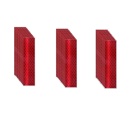 Vista 15 de Pegatinas reflectantes 1 pulgada de diámetro Redondas Reflectoras, Cinta adhesiva impermeable al aire libre de alta visibilidad (80 piezas)