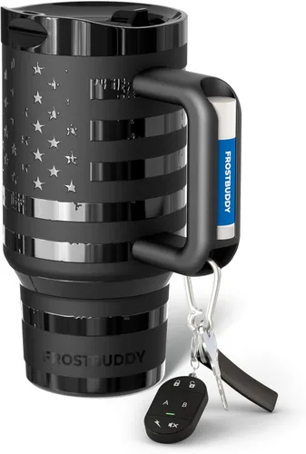 Vista 171 de Frost Buddy Thicc Buddy - Vaso aislado de 16 onzas (amor americano)