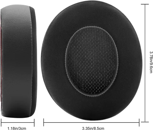 Vista 7 de GVOEARS Studio - Almohadillas de repuesto para auriculares inalámbricos con cable para Beats Studio 2 B0500 B0501/Studio 3 con cable, almohadillas