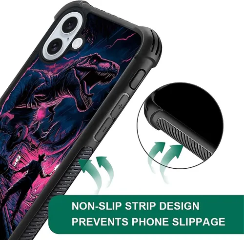 Vista 773 de Funda compatible con iPhone 15, diseño de elefantes africanos, diseño increíble a prueba de golpes, antiarañazos, carcasa trasera de policarbonato
