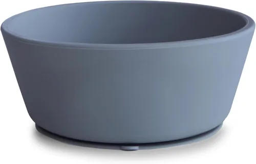 Vista 13 de mushie Tazón de Succión de Silicona Diseño Antideslizante Libre de BPA (Blush)