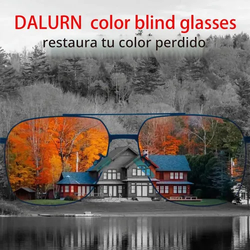 Vista 4 de Daltónico Gafas de sol ciegas rojas-verdes Corrección de color YM-019