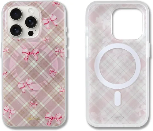 Vista 207 de Sonix x Barbie Funda para iPhone 15 Pro Compatible con MagSafe Probada para caídas de 10 pies Golden Hour