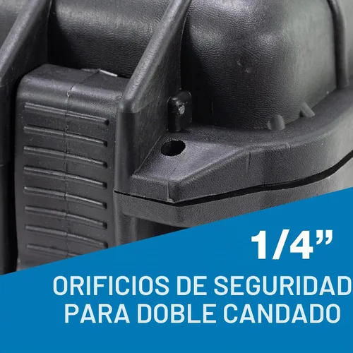 Vista 4 de Funda rígida impermeable - Resistente a golpes y al polvo - Protección de espuma - Válvula de ecualización de presión - Caja de almacenamiento