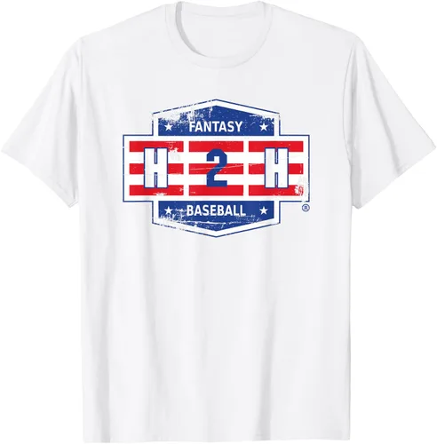 Vista 4 de H2H Fantasy orgullo americano de béisbol playera Azul Marino