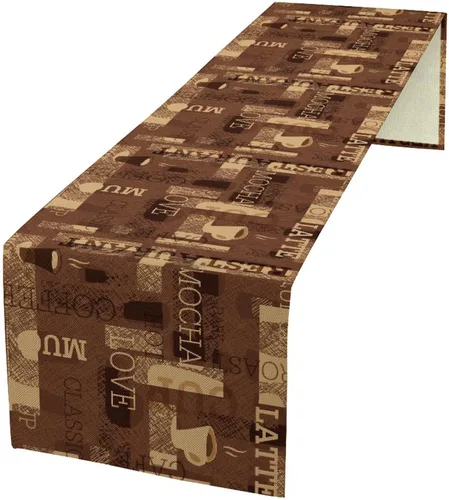 Vista 16 de YCness Camino de mesa con estampado de vaca, piel de vaca marrón, estilo occidental, decoración de casa de campo para el hogar, cocina, comedor, 13
