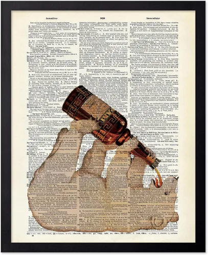 Vista 76 de Poster Master Póster artístico de diccionario, diseño de mariposa sobre gato, arte de gato y mariposa, regalo para veterinarios, amantes
