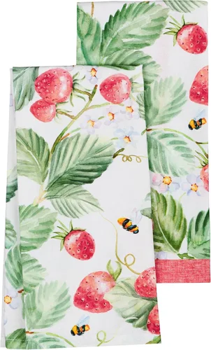 Vista 69 de Maison d' Hermine - Juego de 2 paños de cocina, multiusos, 100% de algodón, suave y absorbente, trapo de cocina, toalla de bar, Birdies On Wire